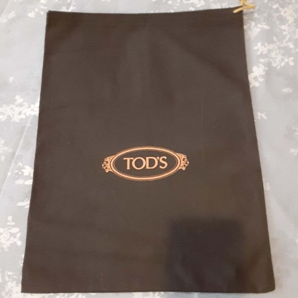 TOD'S Brown Cotton Dustbag